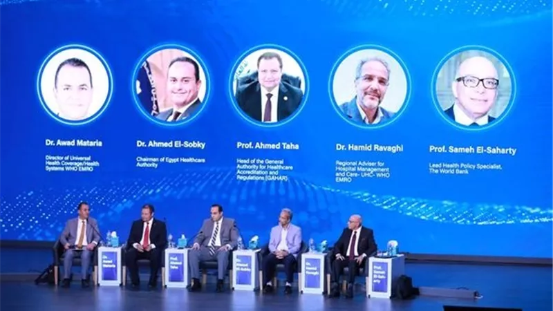 وزيرا الصحة والمالية يشاركان في جلسة نقاشية حول 