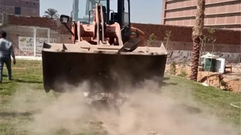 حملات لإزالة التعديات على الأراضى الزراعية بالشرقية