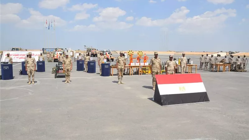 استمرار فعاليات التدريب المصرى الأمريكى المشترك النجم الساطع 2023
