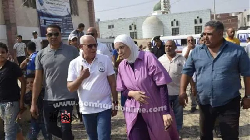 الغضبان يفتتح قافلة مؤسسة مشكاة نور الطبية الثالثة ببورسعيد