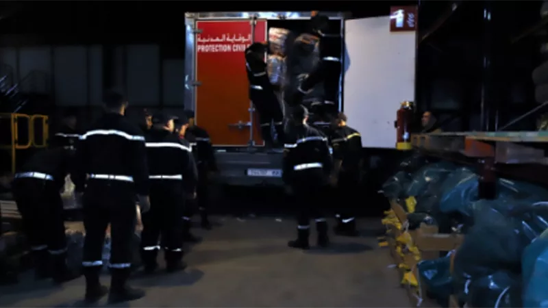 بدء إيصال المساعدات للمناطق المتضررة من الزلزال بالمغرب