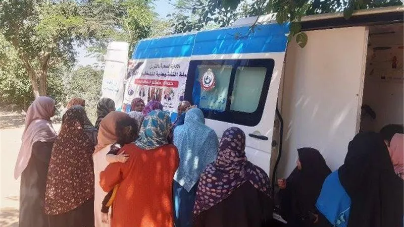 محافظ أسوان : خدمات طبية متميزة لأكثر من 7000 مواطن