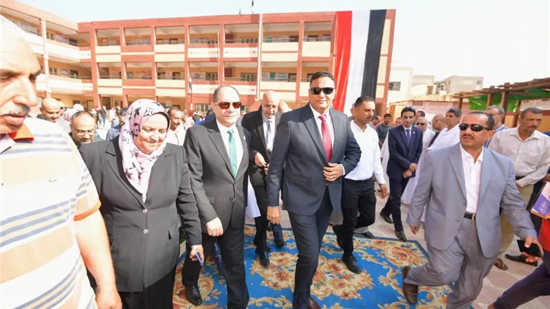 محافظ الدقهليه يفتتح عدداً من المدارس بمركز ومدينة أجا