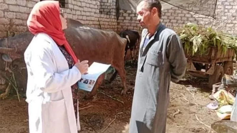 تحصين ٥١١ألفا و٥١٠رؤوس ماشيةضد الحمى القلاعية