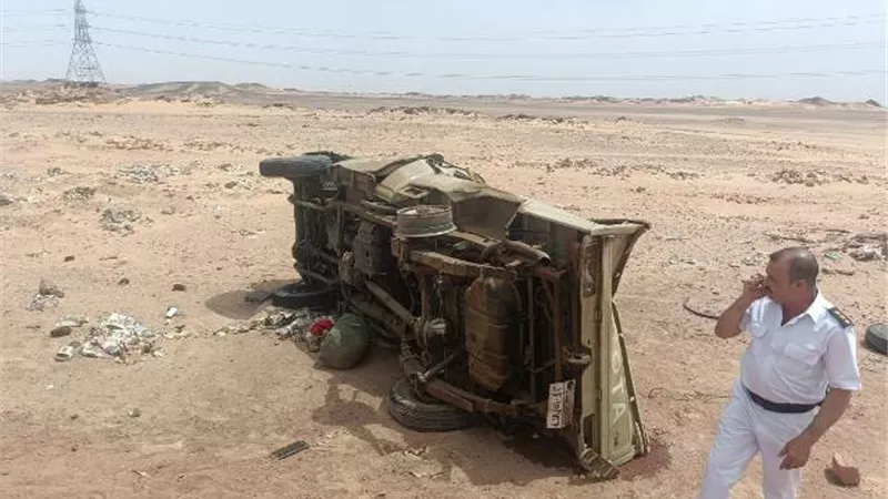 ارتفاع اعداد مصابى حادث تصادم سيارتين باسوان