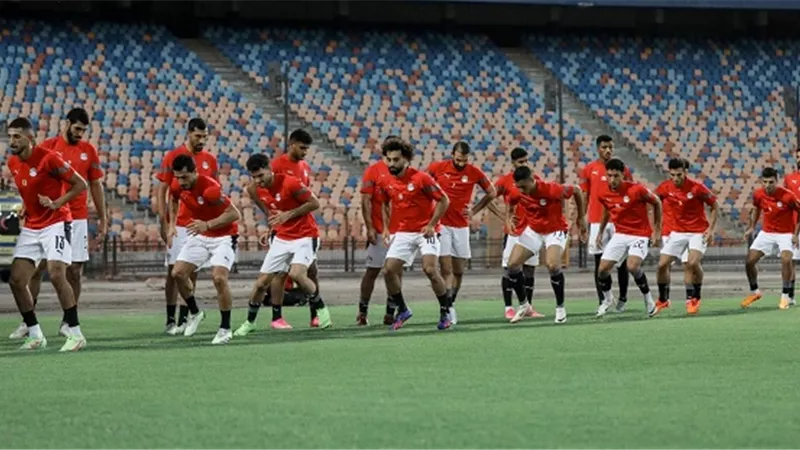 منتخب مصر يواصل تدريباته استعدادًا لمواجهة تونس ودياً