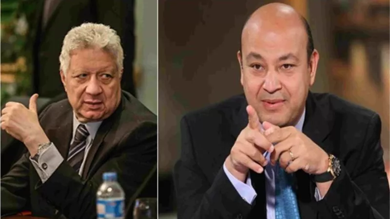 تعليق ناري من عمرو أديب على إزالة صورة مرتضى منصور من الزمالك