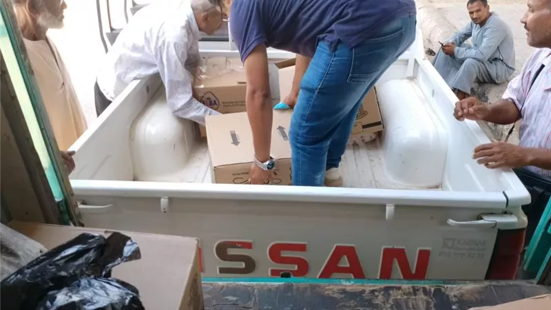 ضبط ٥٥٠٠ علبة سجائر بدون فواتير ومستندات بالأقصر