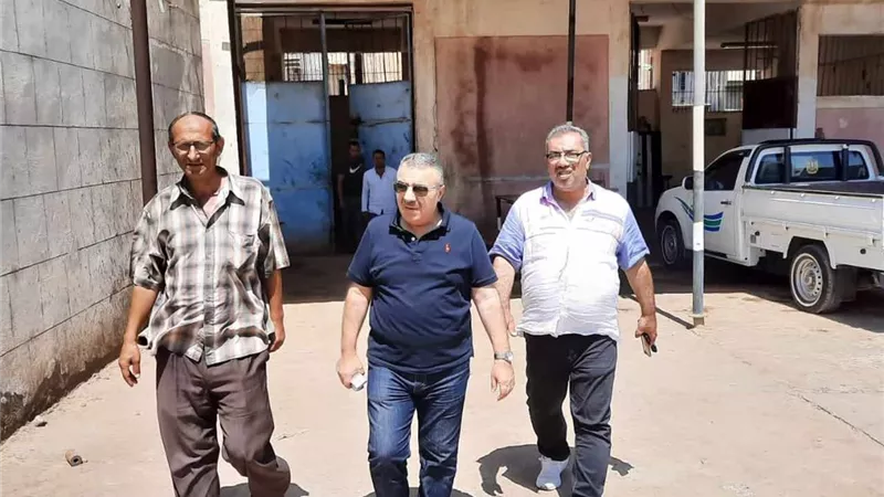 رئيس مياه دمياط يتابع ميدانيا توسعات محطة مياه كفر سليمان