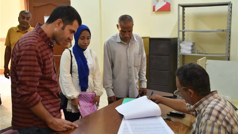 جامعة الأقصر تواصل إجراءات الكشف الطبي للطلاب الجدد