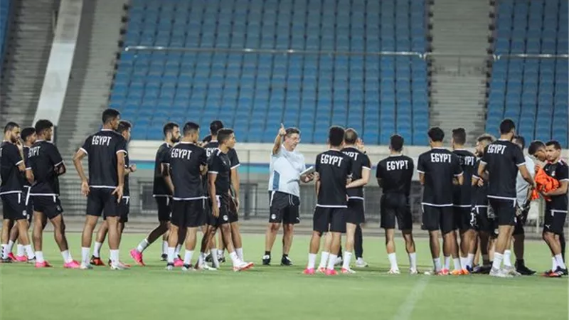 منتخب مصر يختتم تدريباته استعدادا لمواجهة تونس وديا غدا