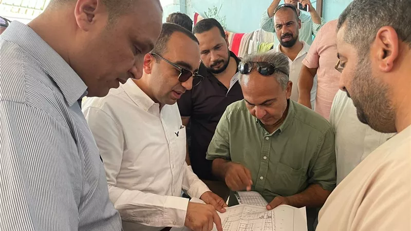 نائب محافظ الإسماعيلية يتفقد مشروعات القنطرة غرب..صور