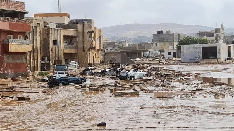 بسبب إعصار دانيال.. البحر ابتلع الليبيين أحياءً والجثث مبعثرة في الشوارع