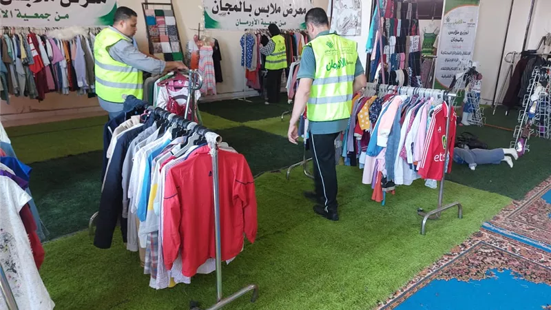 معرض ملابس مجانى لـ 300 أسرةأولى بالرعاية بههيا