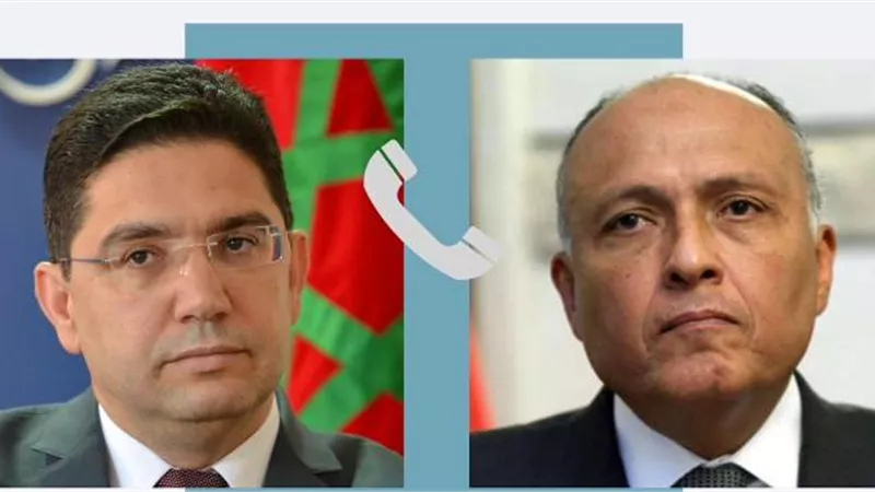 وزير الخارجية يجري اتصالاً هاتفياً مع وزير خارجية المغرب