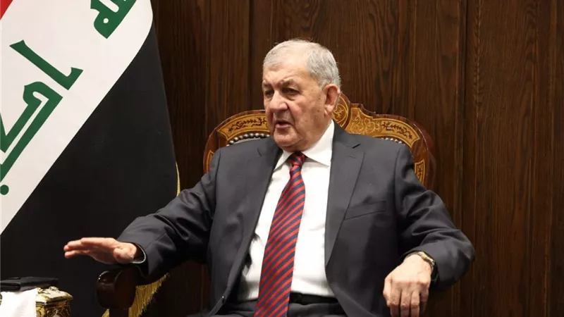 الرئيس العراقي يلتقي بوفد كردي لبحث المشكلات المالية والإدارية