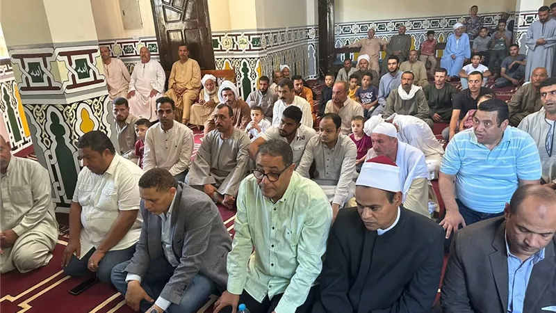 افتتاح مسجد المناشي بالواسطى في بني سويف