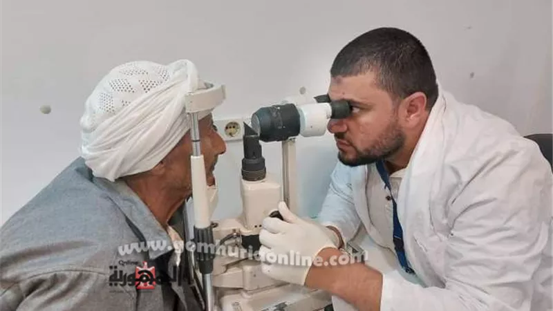 علاج ٩٦٢ مواطنا بالمجان في قافلة طبية بدمياط