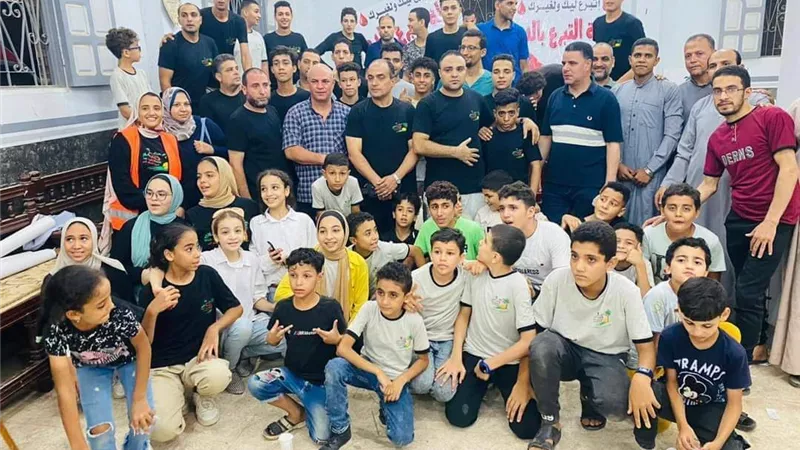 شباب وفتيات قرية شبرا النخلة يتبرعون بـ1434كيس دم