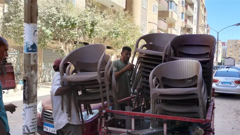 حملة مكبرة لرفع الإشغالات بحيِّ ثالث الإسماعيلية