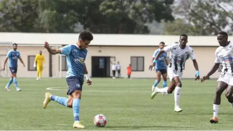 التعادل السلبى عنوان الشوط الأول لمباراة الجيش الرواندى وبيراميدز