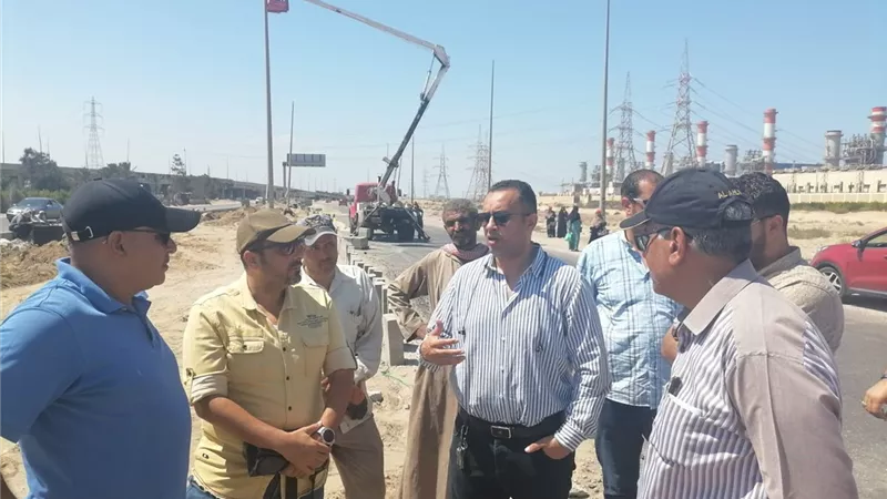 رئيس جهاز مدينة دمياط الجديدة يتابع أعمال التطوير بالمدينة