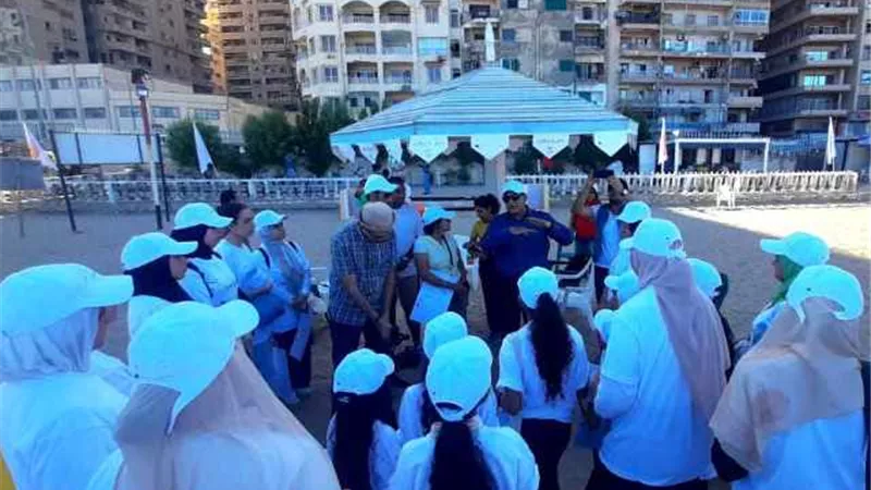 حملة مكبرة لتنظيف ٥ شواطئ بمحافظة الاسكندرية
