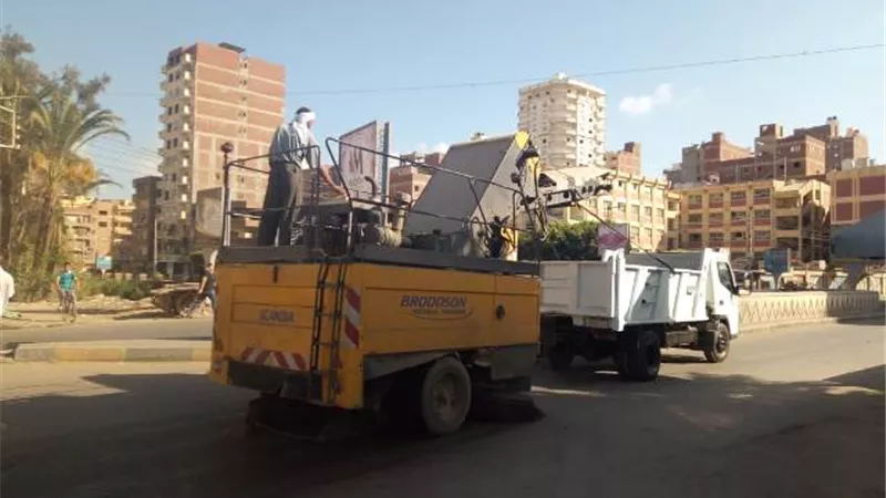 محافظ كفر الشيخ: حملات إزالة وتطهير خطوط الصرف وتبطين الترع