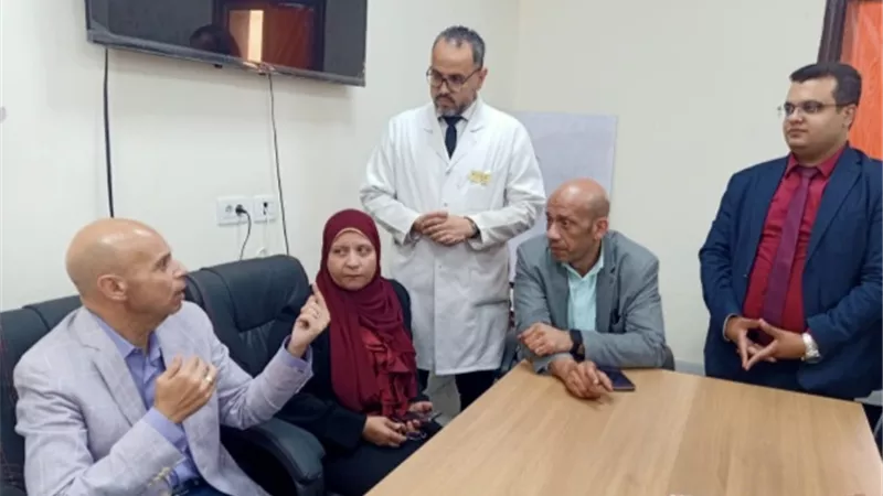 وكيل وزارة الصحة يتفقد سير العمل بمستشفى الصدر بالزقازيق