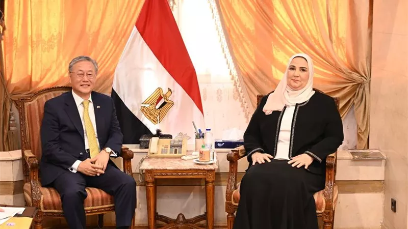 القباج تستقبل سفيركوريا الجنوبية ويناقشان أوجه حماية العمالة غير