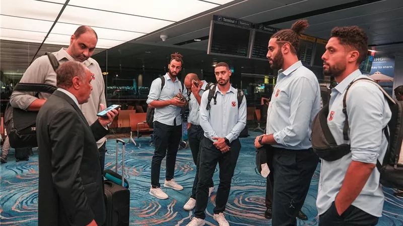 بعثة الأهلي تصل سنغافورة للمشاركة في كأس العالم للأندية لكرة السل