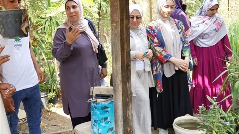 التدريب الصيفي لطلبة كلية الزراعه ببنى سويف