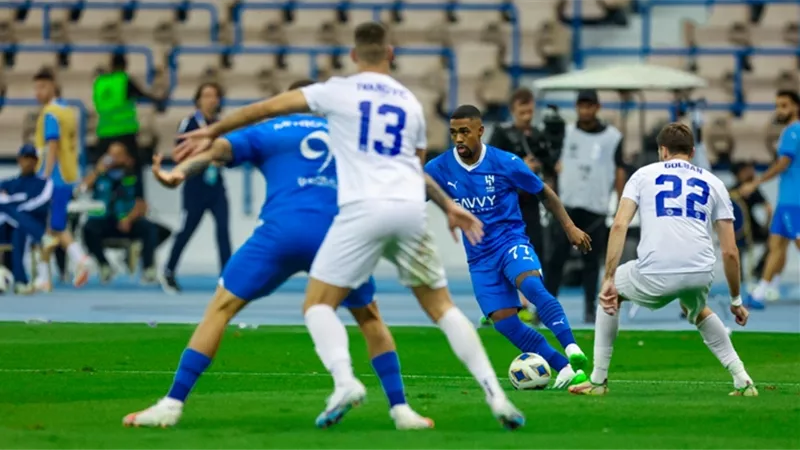 نيماريشارك فى تعادل الهلال بصعوبة أمام نافباخوربدورى الابطال-شاهد