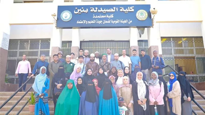 الوافدون الجدد يتفقدون الحرم الجامعي لجامعة الأزهر بمدينة نصر