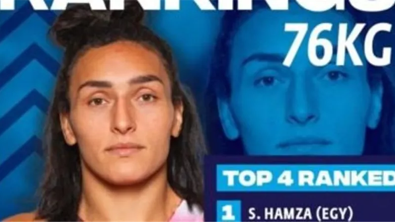 سمر حمزة تتأهل لربع نهائي بطولة العالم للمصارعة
