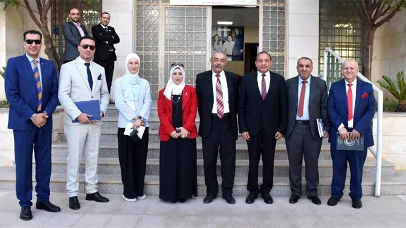 رئيس جامعة بني سويف يزور جامعة جدارا الأردنية