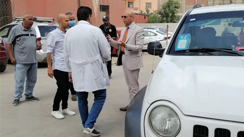 مسعود يتفقد الخدمات الطبية وأعمال التطوير بمستشفى بلبيس