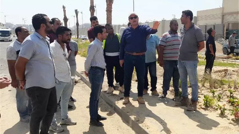 رئيس جهاز العاصمة الادارية يتفقد أهم المشروعات الخدمية فى الأحياء