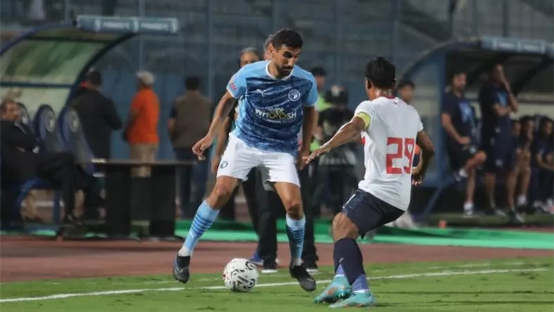 وليد الكرتي يتوج بجائزة أفضل لاعب في لقاء بيراميدز والزمالك