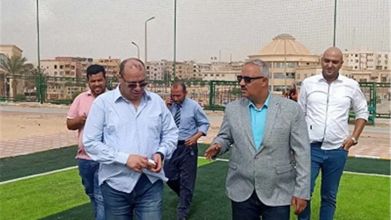 الصبروط يتفقد أعمال التطوير بمركز التنمية الشبابية بالعبور