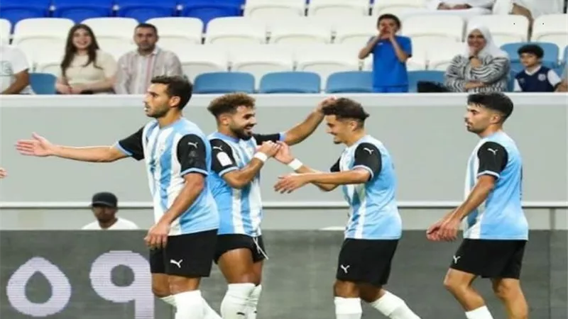 حمدي فتحي يسجل أول أهدافه مع الوكرة القطري أمام المرخية