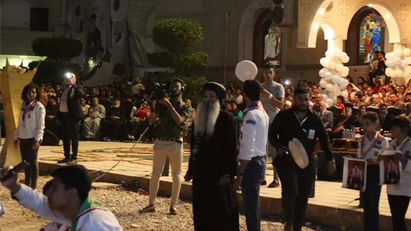 الكنيسة الأرثوذكسية بنجع حمادى تحتفل بمهرجانها الثانى والعشرون