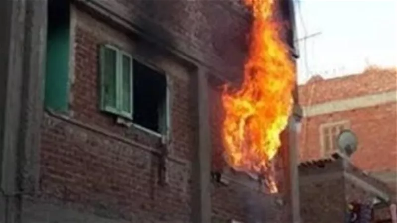إصابة 8 فى حريق إثر انفجار اسطوانة بوتاجاز فى شقة بطهطا