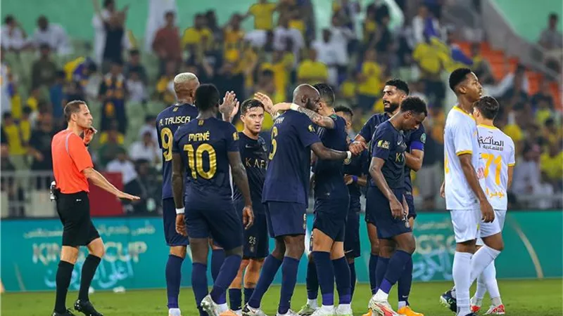 النصر يقسو على أٌُُحد بخماسية ويتأهل لدور الـ16 بكأس خادم الحرمين