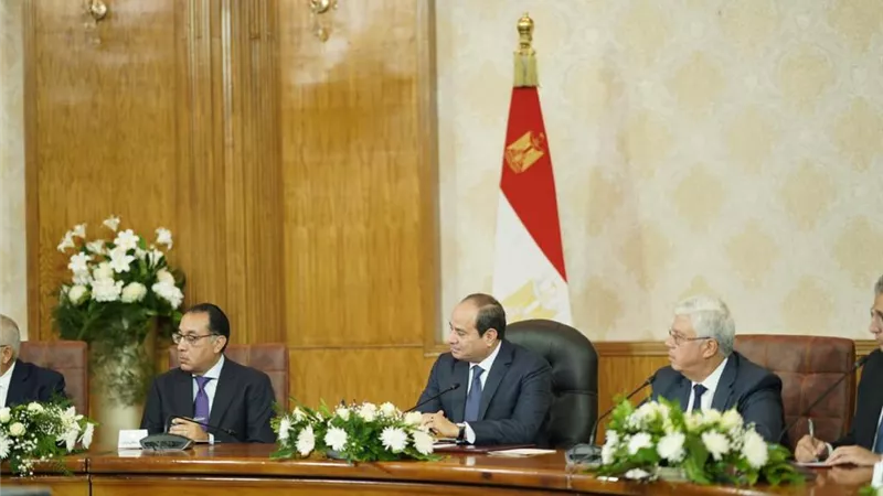 الرئيس السيسي يؤكد ضرورة طرح الأفكار العلمية لمواجهة التحديات التي تواجه الدولة