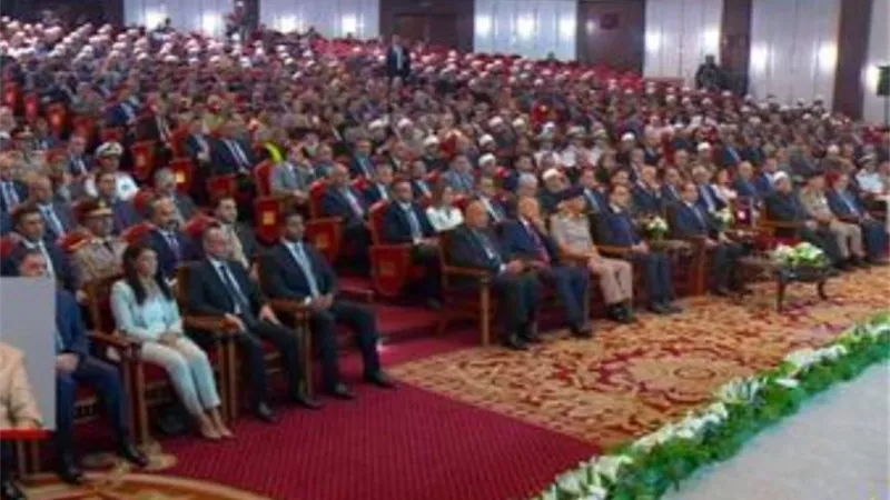 الرئيس السيسي يشهد احتفالية وزارة الأوقاف بالمولد النبوي الشريف