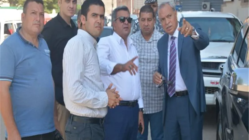 محافظ القليوبية يتفقد أعمال إنشاء المرحلة ( ج ) لممشى أهل مصر