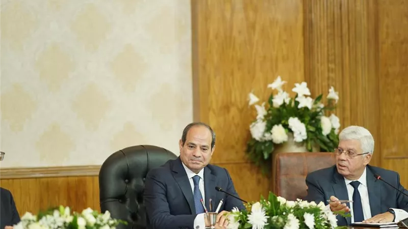 السيسي يستمع الى شرح مفصل من رئيس جامعة الإسكندرية عن جهود ربط البحث العلمي بالصناعة