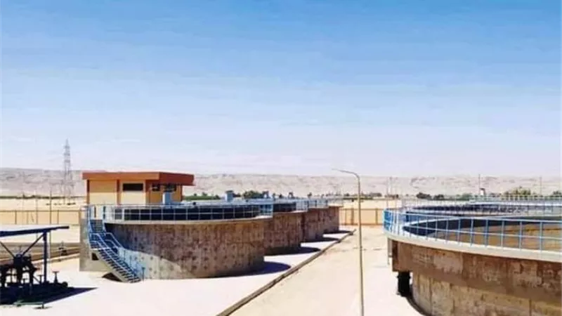 بدء اعمال التشغيل التجريبي لتوسعات محطة معالجة صرف صحى بسوهاج