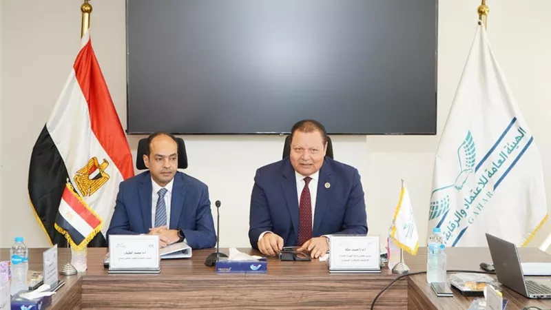 رئيس هيئة الرقابة الصحية يبحث التعاون مع رئيس المجلس الصحى المصرى